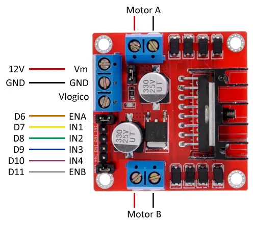 L298N Connection Diagram